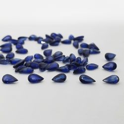 Safira Azul Lapidada Gota 5x3 mm Preço Unitário