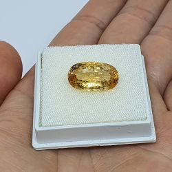 12,20 ct Topázio Imperial Lapidado Oval 19,5x11,5 mm