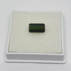 3,62 Ct Turmalina Verde Baguete 12,5x7 mm