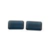 4,25 ct Conjunto Turmalina Azul Lapidação Retangular