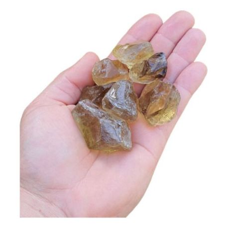 200g Pedra Green Gold Amarelo Bruto Para Lapidar