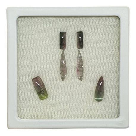 Turmalina Bicolor Lapidação Cabochão
