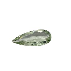 Ametista Verde Prasiolita Lapidada Gota 28x12 mm