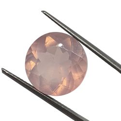 8,18 ct Quartzo Rosa extra Redondo 13,5x13,5 mm