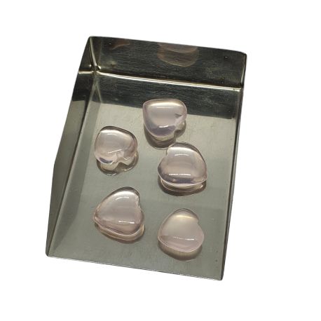 Pedra Quartzo Rosa Coração