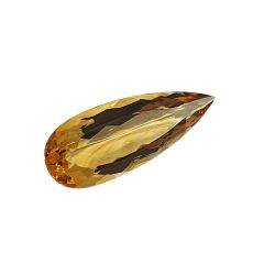 26,88 ct Pedra Citrino Lapidado Gota 32,7x14,2 mm