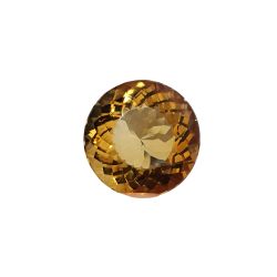 62,33 ct Pedra Citrino Lapidado Redondo 27,4x27,4 mm