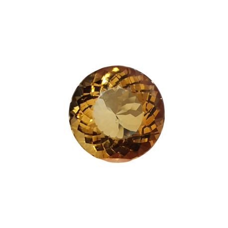 62,33 ct Pedra Citrino Lapidado Redondo 27,4x27,4 mm
