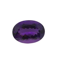 43,87 ct  Pedra Ametista Extra Lapidação Oval 28,4x20 mm