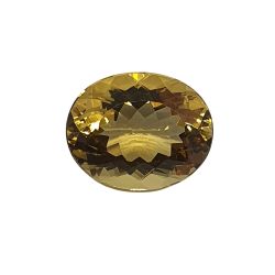 27,70 ct Pedra Citrino Lapidado Oval 22,7x18 mm