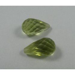 16 Cts Green Gold Lemon Cabaça 16x9 mm c/ furo cod.0510