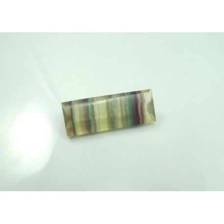 45,98 Cts Fluorita Multicolorida Retangular 39x14 Mm Cod2040