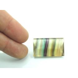 88,67 Cts Fluorita Multicolorida Retangular 37x22 Mm Cod2040