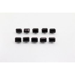 Turmalina Negra Retangular 7x5 Mm Kit 10 Peças